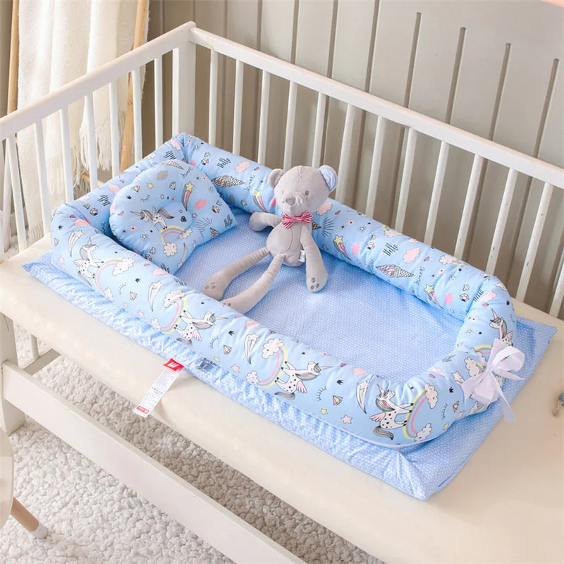 Portable Folding Baby Nest Travel Bed Crib Newborns Cots Sleep Nest Infant Cradle Bed Cuna Baby Nest Baby Dropshipping 90*50cm