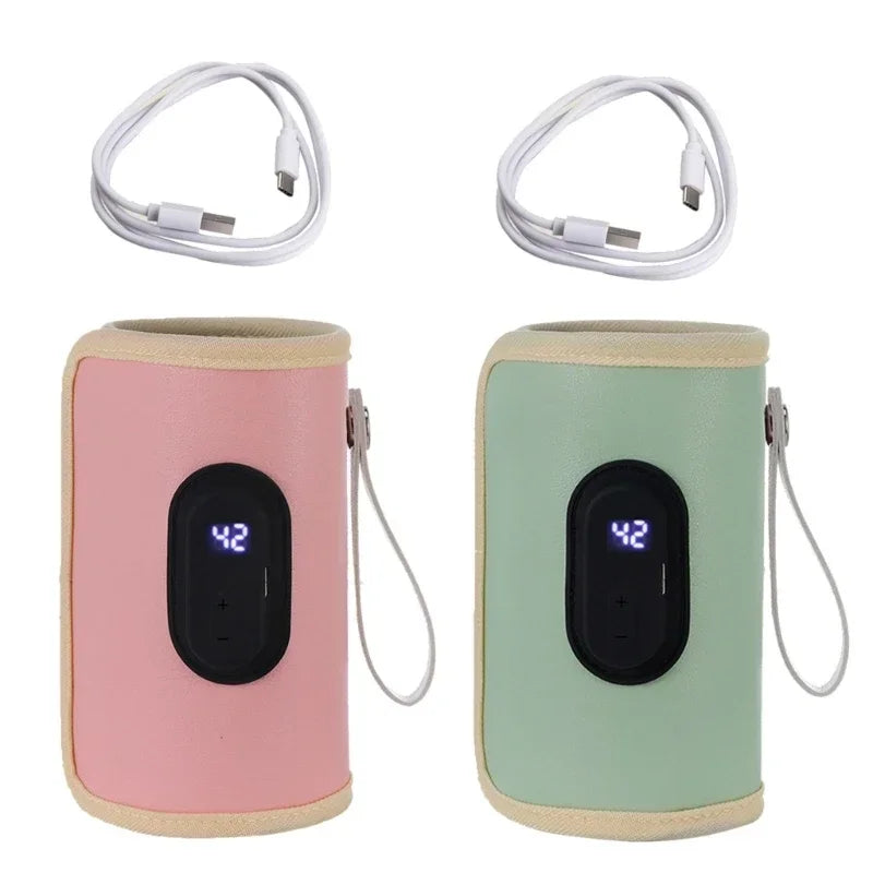 Portable Baby Milk Bottle Insulation Sleeve Stroller Cart Milk Bottle Warmer Bag  Infant Outdoor Travel Accessories