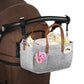 Foldable Felt Diaper Caddy – Baby Organizer for Car, Nursery & Travel