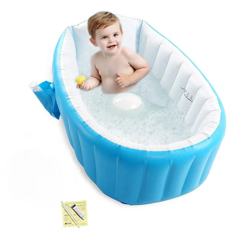 Inflatable Baby Bathtub Toddler Tub for Shower Collapsible Portable Bathtub for Kids Baby Bath Tub Travel Baby Bathtub Boy Girl