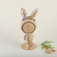 Cute Fox Flower Bonnet Newborn Wool Felt Photo Prop