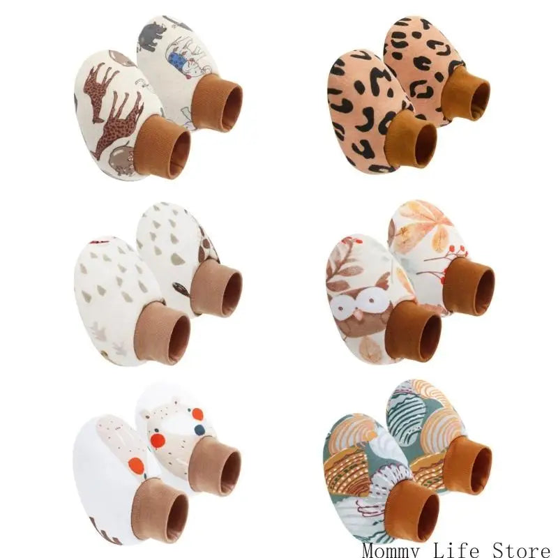 Newborns Cartoon Print Socks