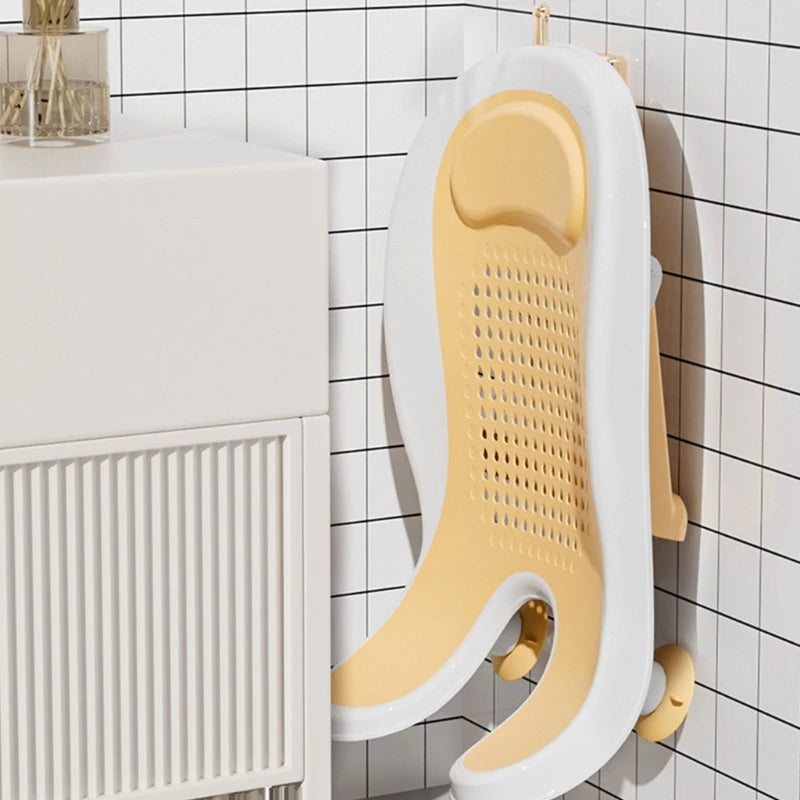 Foldable Ass Bath Rack Baby Bathtub Lying On Newborn Supplies Baby Can Lying On Bath Bath Net Ass Washing Artifact