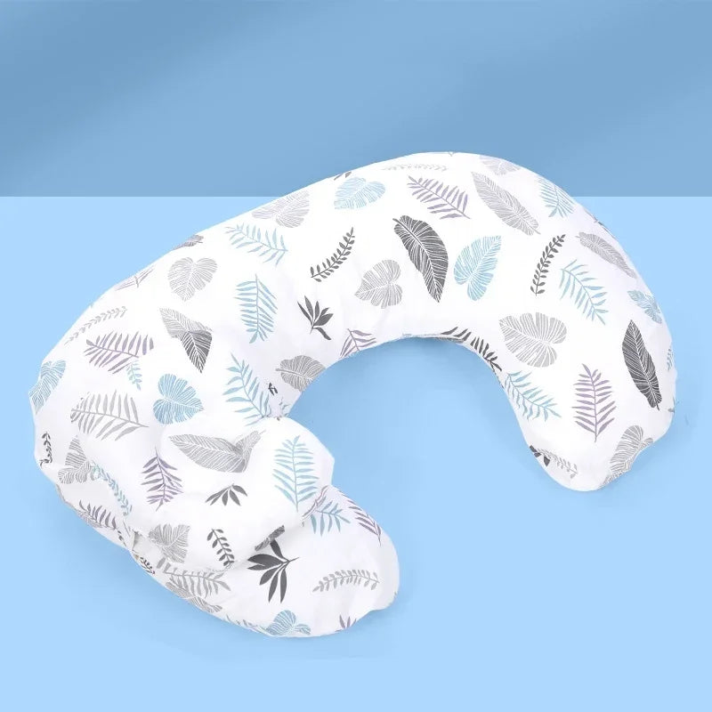 Newborn Breastfeeding Pillow Baby Printed Cotton Pregnant Woman Bedroom Pillow Washable Breathable Waist Guard Feeding Pillow