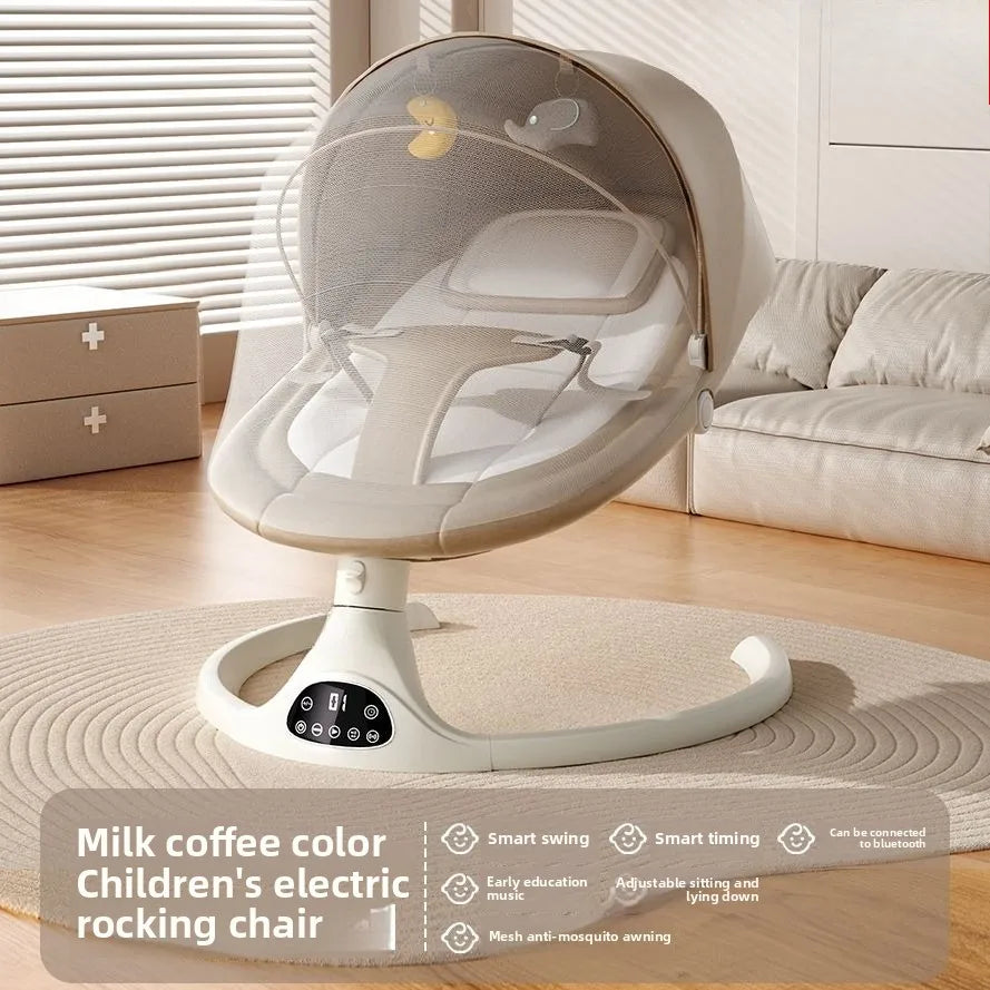 Electric Baby Rocker Soothing Swing Chair Newborns Cradle Seat Music Motion Infant Sleep Baby rocker Bassinet Baby Sleep Basket