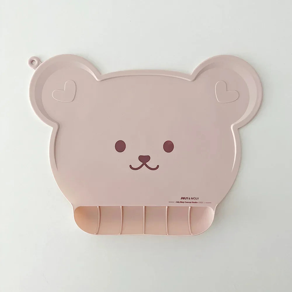 Food Grade Silicone Baby Bib Table Mat Infant Tiny Diner Portable Suction Cup Placemat For Kids Baby Feeding Kitchen Placemat