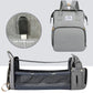 Folding Crib Diaper Backpack – Lightweight & Large Capacity Mommy Bag