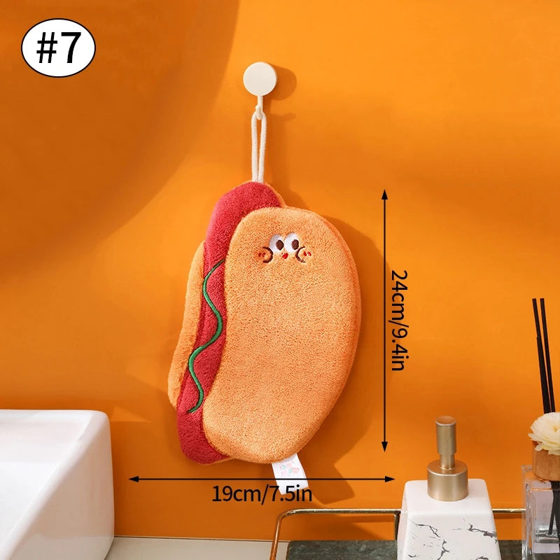 Hand Towels Wet Wipes Towel Bread Cheese Hanging Towel Bathing Towel Kitchen Handkerchief Absorbent Wipe Cloth toallas de mano