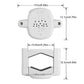 Baby Gate Banister Adapter Baby Gate Mounting Hardware 2 Pieces Toddler Care Security Hardware Fittings For Indoor Stairway