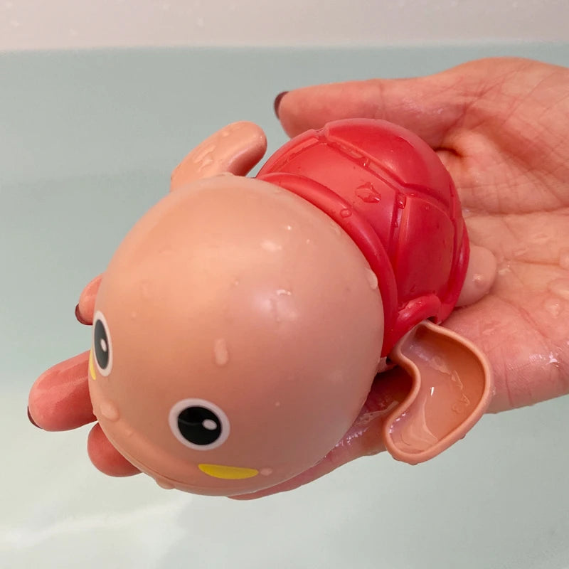 Bath Bathtub Toys for Toddlers Duck Rotatable Waterwheel Bathroom Strong Suckers Water Scoop Fun Bath Toys Kids Gifts