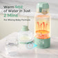 Momcozy Portable Milk Warmer – Dual Mode, Fast Heating, 17oz