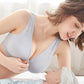 Vest Nursing Bra Pure Cotton Wireless Maternity Underwear Seamless Plus Size Front Buckle Breast Feeding Bra Open Cup Bra