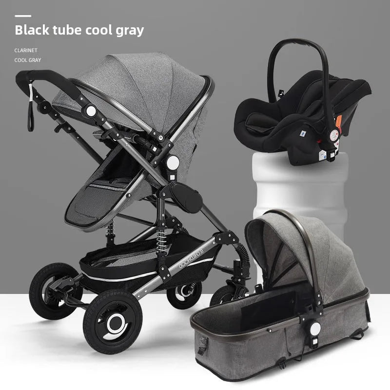 Foldable Lightweight Stroller – Smooth Ride for Babies