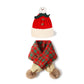 Children's Winter Red Hat And Scarf Set Cartoon Snowman Design Warm Knitted Scarf Cap for Boys And Girls Xmas New Year's Gift