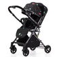 Ultra-light Four-wheel Baby Stroller Can Sit or Lie Down High-view Simple Baby Stroller Two-way Foldable Children's Stroller
