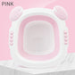 Plastic Folding Basins Anti-Slip Bottom Portable Wash Basins Laundry Tub Adult Baby Bath Basin Bathroom Wash Basin Kitchen