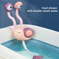 New Bath Toys Baby Water Game Snail Model Faucet Shower Electric Water Spray Swimming Bathroom Baby Toys For Kids Gifts