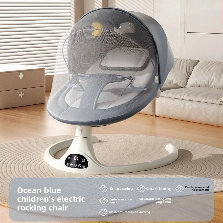Electric Baby Rocker Soothing Swing Chair Newborns Cradle Seat Music Motion Infant Sleep Baby rocker Bassinet Baby Sleep Basket