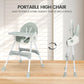 3 In 1 Baby High Chair Portable High Chairs for Babies and Toddlers 3 Adjustable Height Baby Feeding Chair with Removable Tray