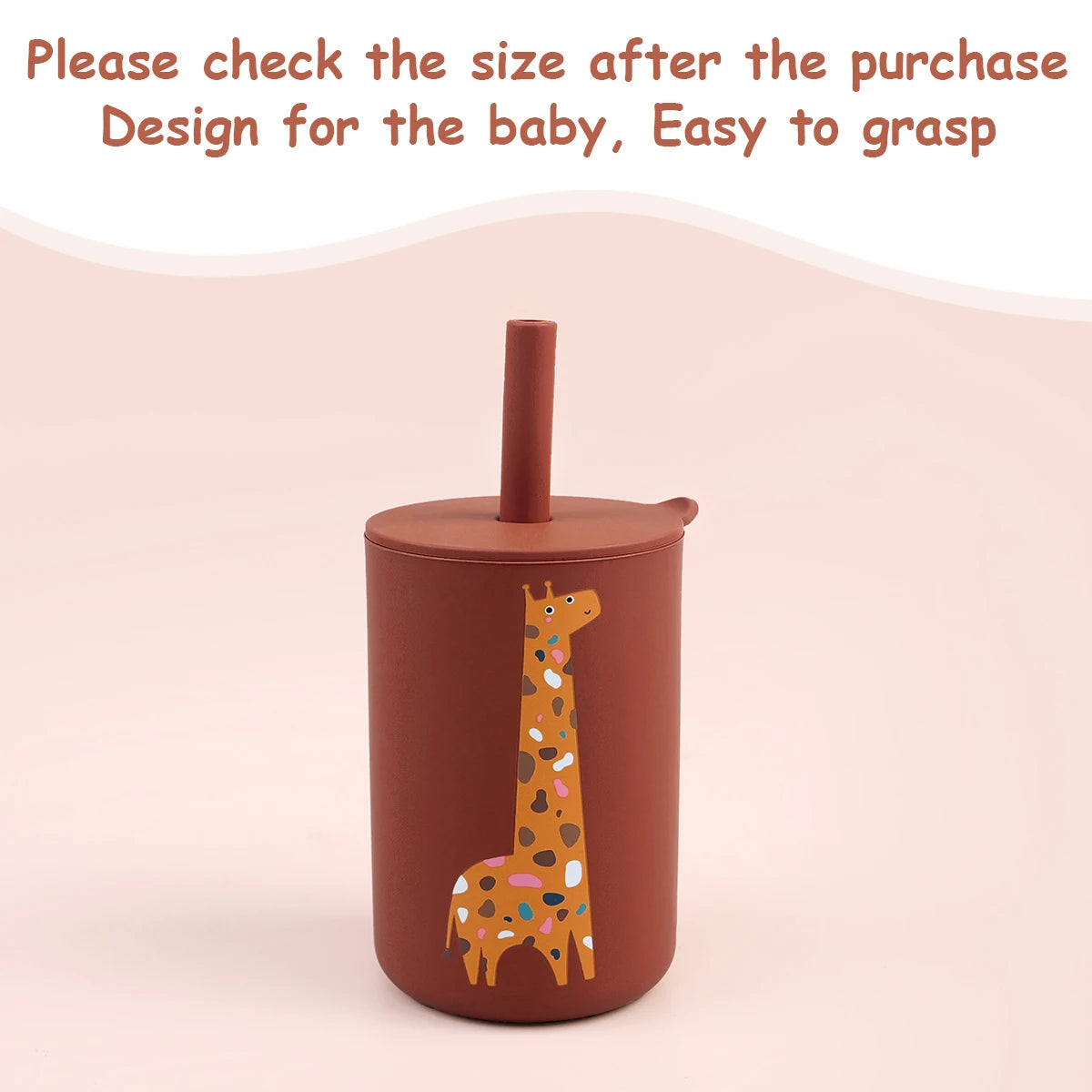 Toddler Feeding Bottle – Silicone Straw Cup for Kids