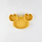 Toddler Suction Plate – BPA-Free Cartoon Crab Feeding Tray