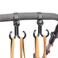 Double Hook Baby Stroller Hanger 360-degree Rotation Adjustment Cart Hook and Loop Fastener Stroller Accessories