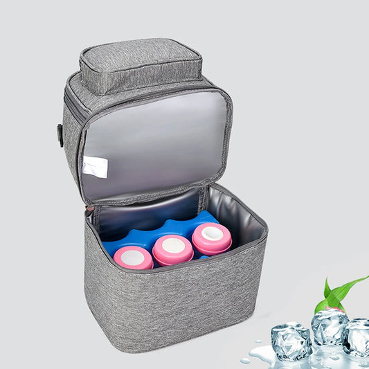 Insulation Bag for Breast Pump Storage, Feeding Bottle Backpack