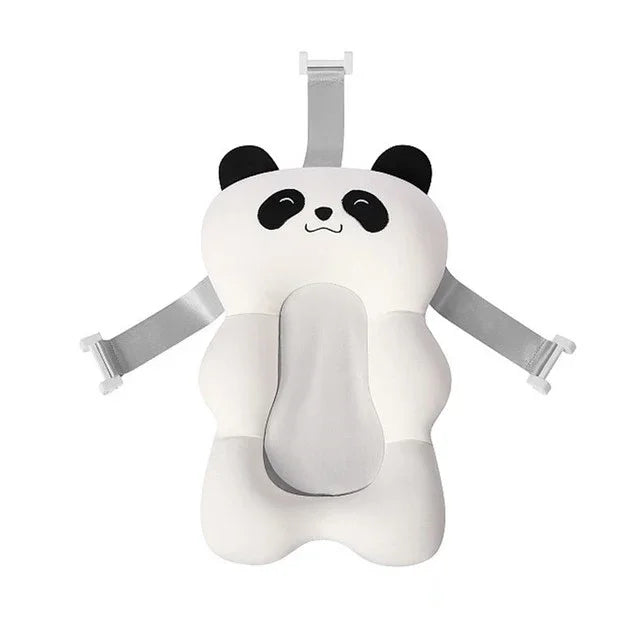 Baby Bath Seat Support Mat Foldable Baby Bath Tub Pad Chair Newborn Bathtub Pillow Infant Anti-Slip Soft Comfort Body Cushion