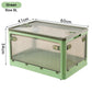 BGRORIO Foldable Storage Box Closet Organizer With Wheels Stackable Sundries Organizer Clothes Quilts Toys Books Storage Box