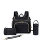 7-in-1 PU Leather Diaper Bag Set