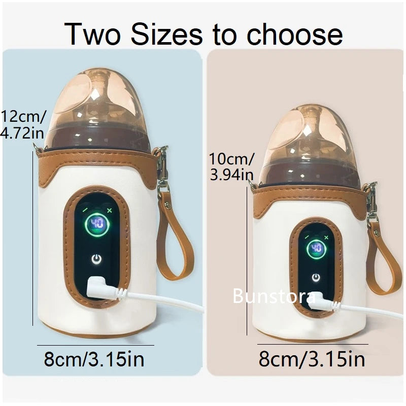 Universal Baby Bottle Warmer Water Formula Milk Warmer Baby Bag USB Nursing Bottle Heater Portable Thermal Bag for Travel