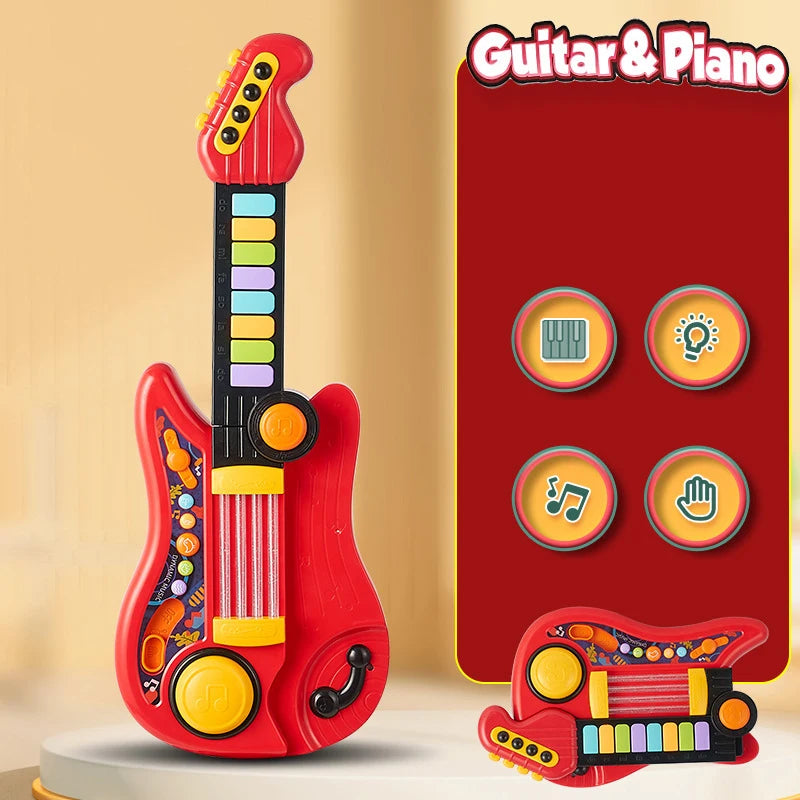 2-in-1 Guitar & Piano – Music Fun for Kids!