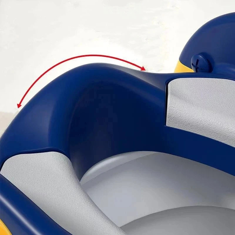 Children's Potty Training Seat – Folding Toilet Ladder with Adjustable Step Stool