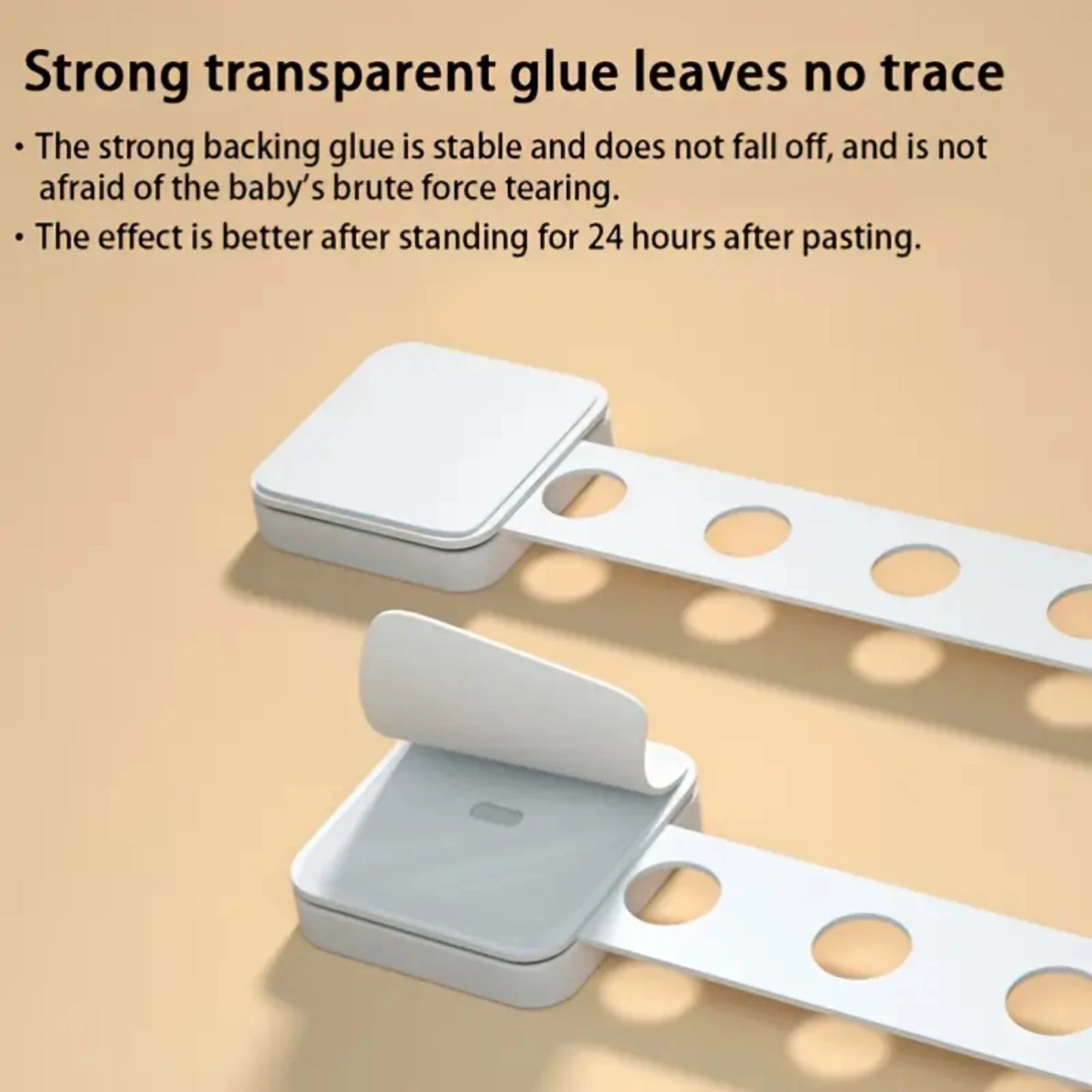 Adjustable Length Baby Child Lock Drawer Anti-Pinch Hand Safety Lock Refrigerator Cabinet Cabinet Lock