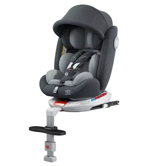 Child Car Seat with Leg Support 360° Swivel Adjustable Backrest Car Safety Seat 0-4 Years Old Infant Child Safety Seat