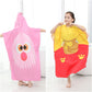 Kids Beach Poncho Towels Quick-Dry Absorbent for Baby Shower, Children's Hooded Bathrobe for Boys Girls Wearable Swim Bath Towel