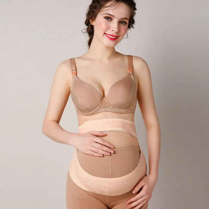 Breathable Adjustable Maternity Support Belt For Mid-to-Late Pregnancy Stabilizing Belly Wrap For Back Support