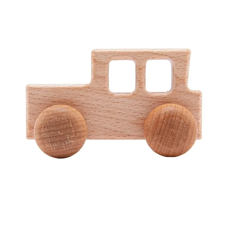 Montessori Wooden Train Set for Baby Toys with Numbers and Blocks Train Toy Hands-on Queuing Ability Educational Children Gift