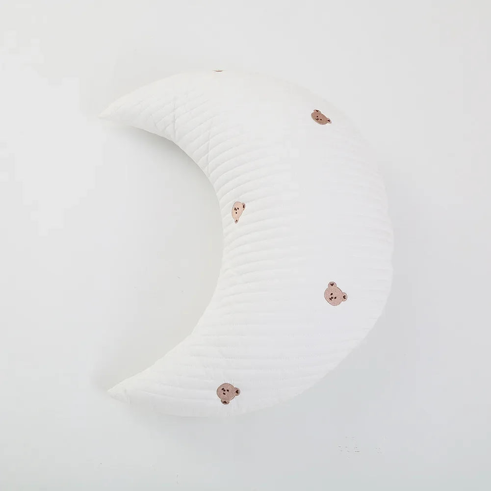 Newborn Breastfeeding Pillows Soft Cotton Crescent U-Shaped Waist Support Assisted Sleep Nursing Cushion Baby Soothing Pillows