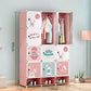 Dress Child Wardrobe Closet Baby Clothes Portable Kids Cabinet Easy Assembly Meuble Chambre Enfant Furniture for Toys Organizer