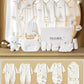 16/18/19/21/22pcs Newborn Clothes Set Angel Wing Baby Clothing Suit Pure Cotton 0-1Y Kids Unisex Infants Underwear Set No Box