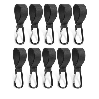 1–10PCS Multifunctional Baby Stroller Hooks – Organizer Clips