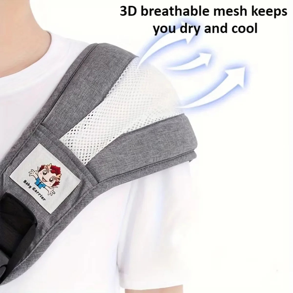 Kids Waist Stool with Safety Belt Portable Baby Sling Breath Adjustable Toddler Mammy Bag Newborn Sling Infant Wrap Kid Hip Seat