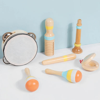 Montessori Wooden Music Set – Percussion Learning Toy for Kids