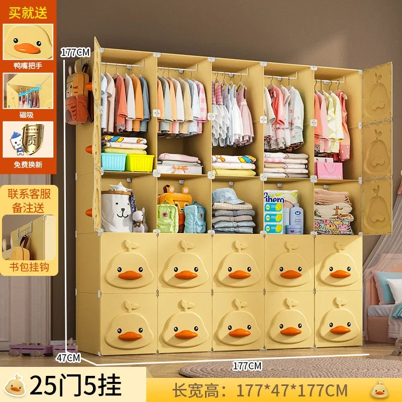 Kids Cube Closet Jewelry Fabric Placard Plastic Partitions Cupboard Walk In Wardrobe Cabinet Guarda Roupa Furniture For Room