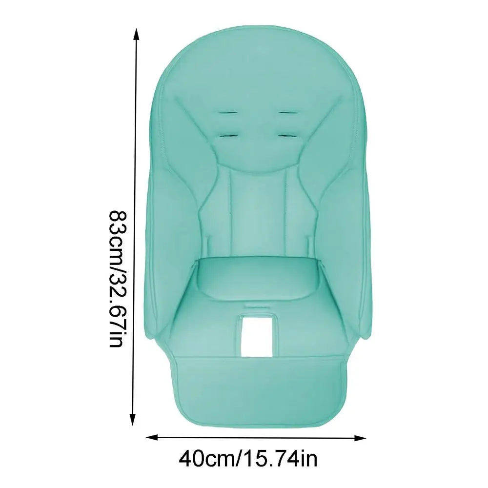 Baby Hight Chair Cushion For Peg Perego Siesta Zero3 Baoneo Kosmic Jane PU Leather Seat Cover With Padding Comfortable For Kids