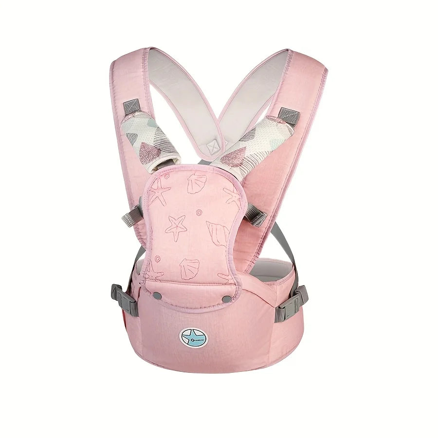 1PC Starfish Baby Carrier Waist Seat, Baby Wrap for All Seasons, Mom's Baby-Carrying Tool Kangaroo Backpack, Baby Accessories