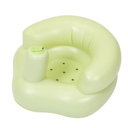 Inflatable Baby Bath & Lounge Chair – Soft, Portable Kids' Sofa