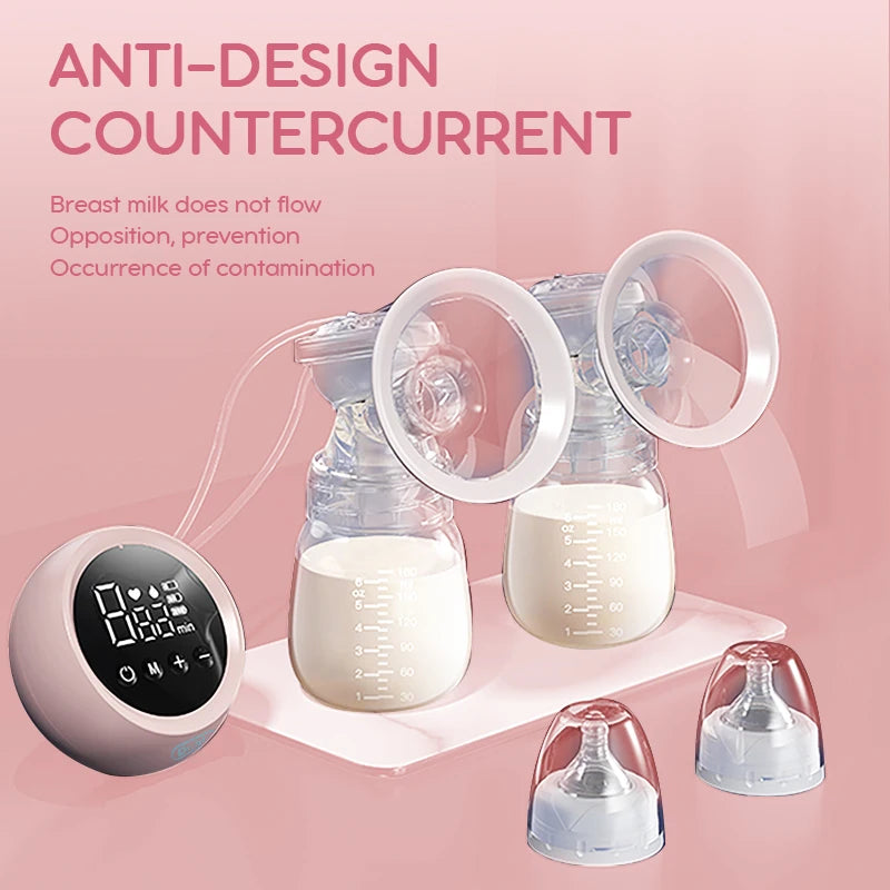 Dr.Isla Double Electric Breast Pumps Powerful Nipple Suction