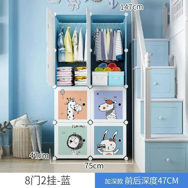 Girl Clothes Wardrobe Baby Dressers Bedroom Kids Children's Closet Clothings Montessori Puerta Corredera Organizer Furniture